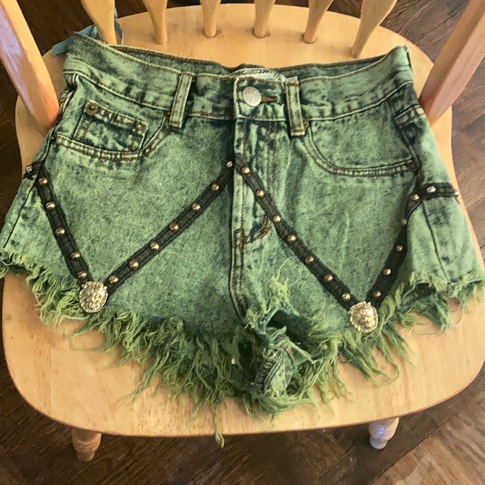 Distressed Jean Short Shorts